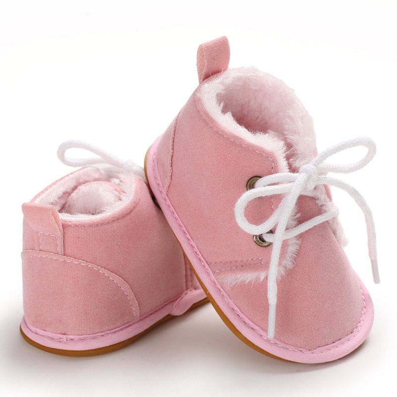 Toddler Girl Snow Boots Shoes - The Lovely Babies