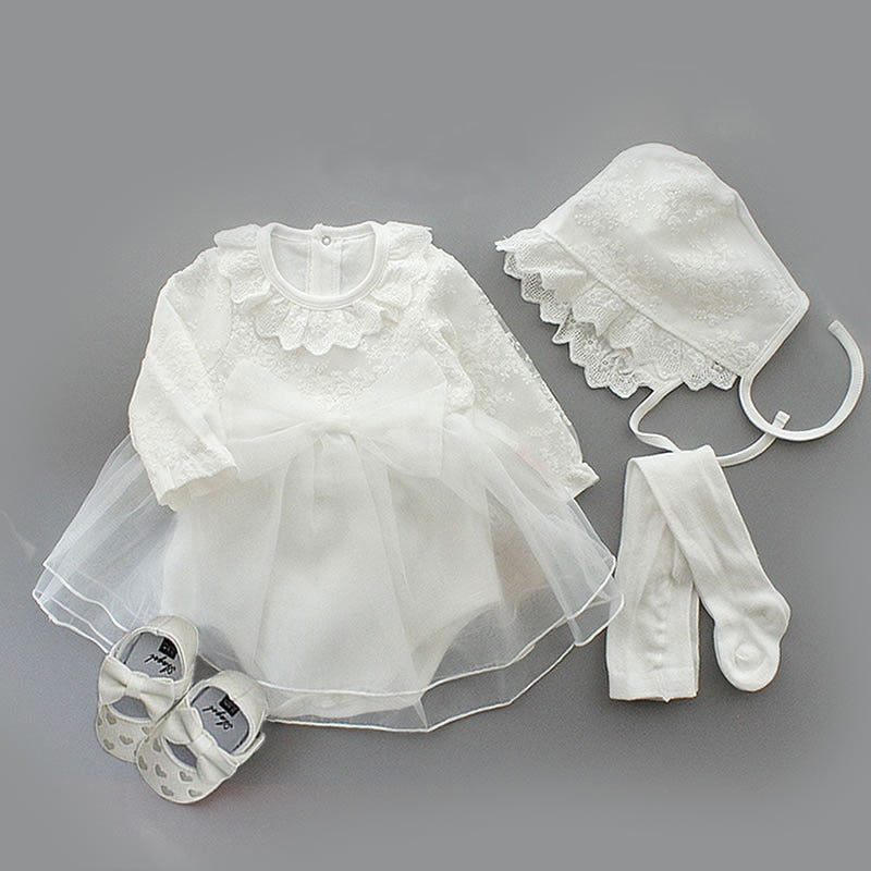 Christening Dress Newborn Baby Girl - The Lovely Babies