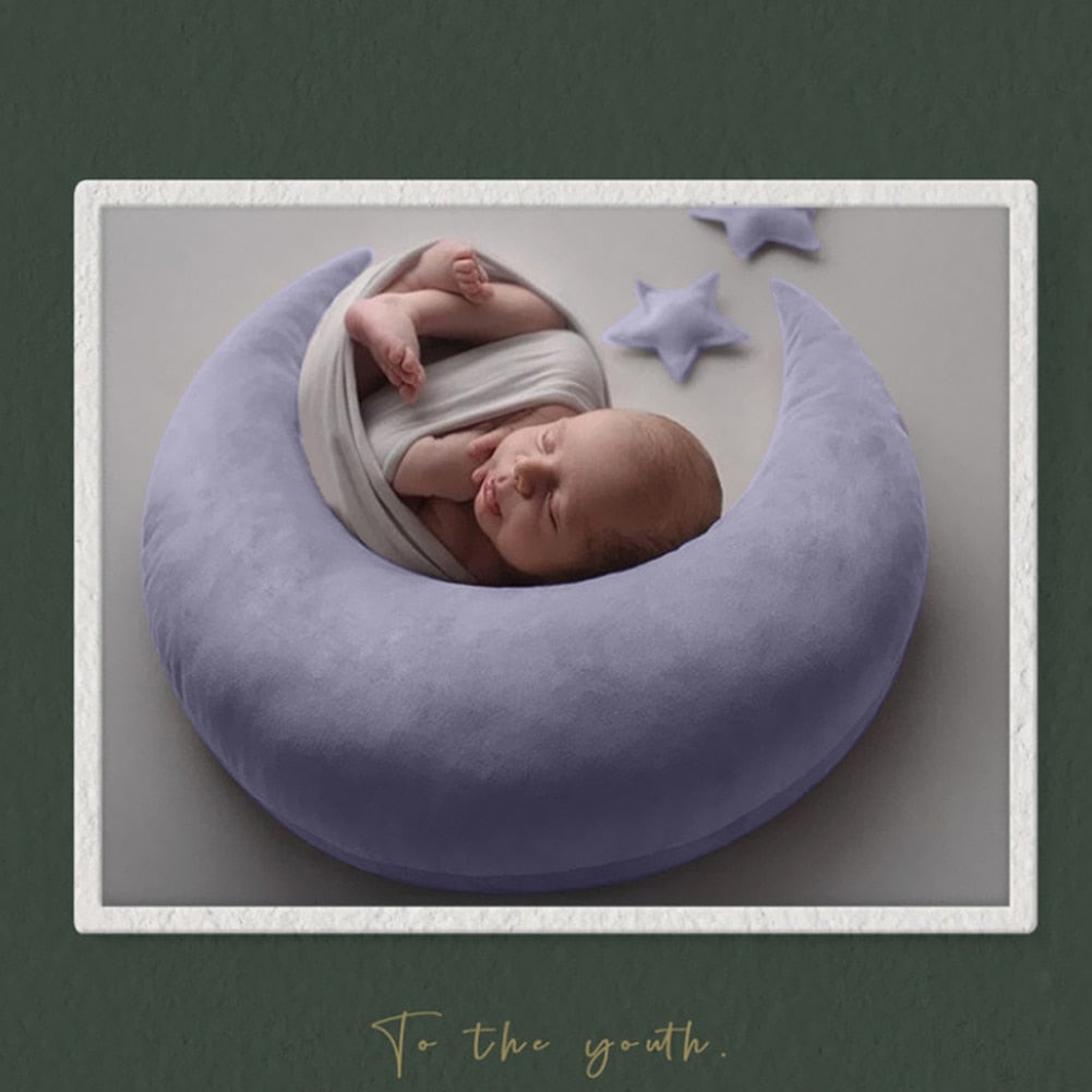 Baby Posing Pillow Crescent Cushion - The Lovely Babies