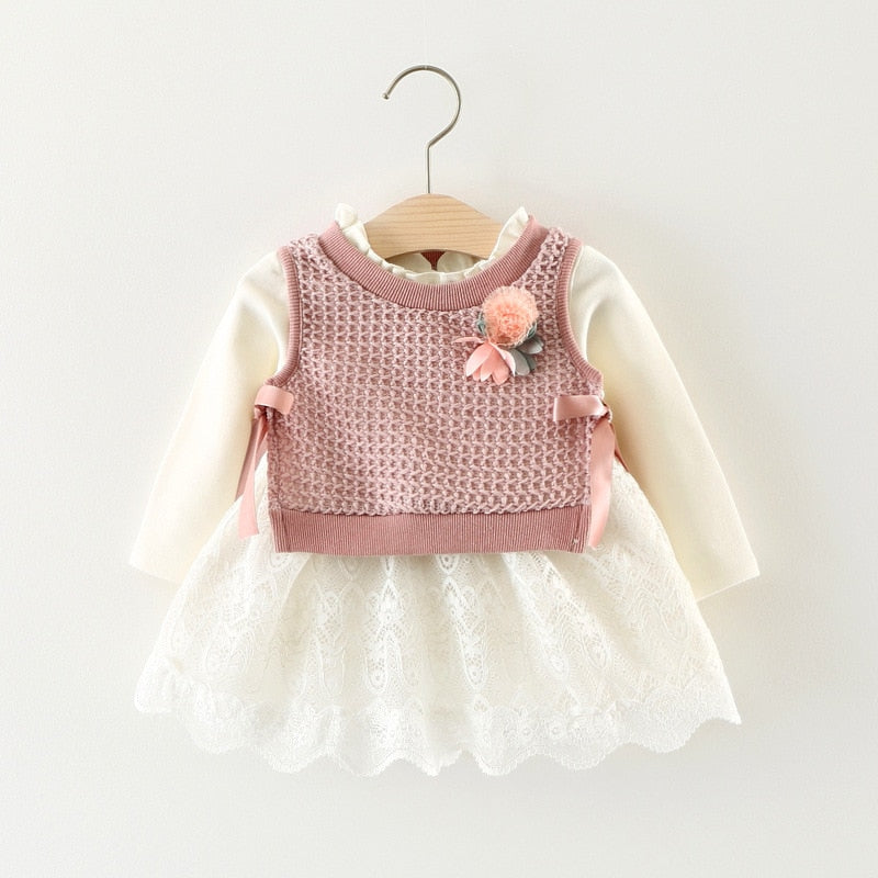 Long Sleeve Princess Dress - The Lovely Babies