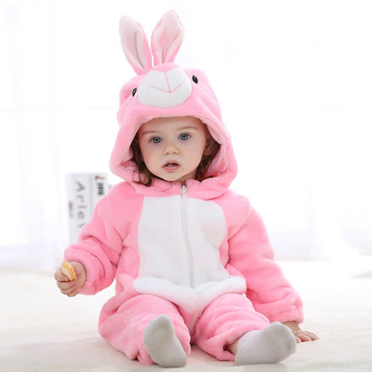 Baby Rompers Winter Kigurumi Lion Costume - The Lovely Babies