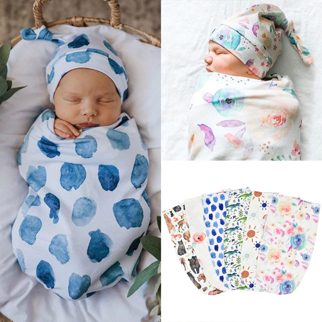 Newborn Blanket Sleep Sacks Hat Outfits - The Lovely Babies