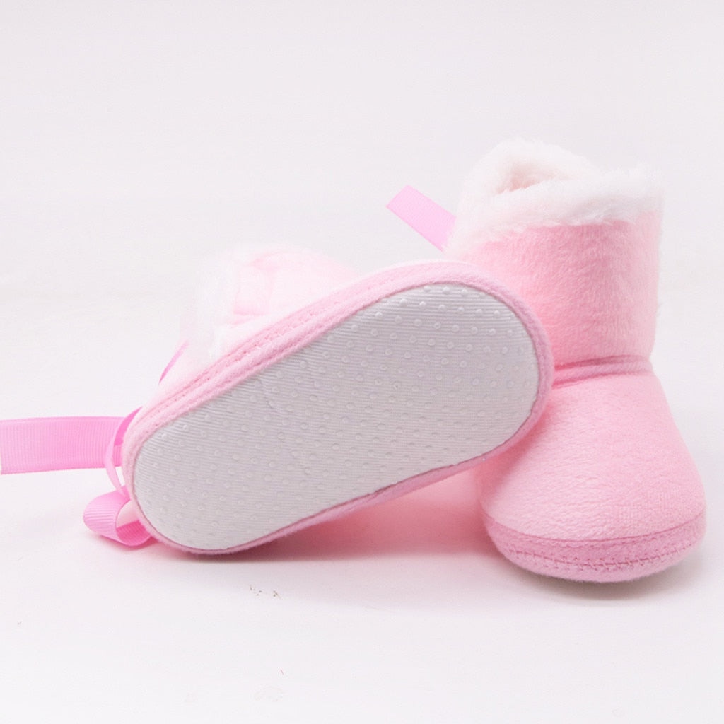 Newborn Snow Boots, Soft Sole - The Lovely Babies