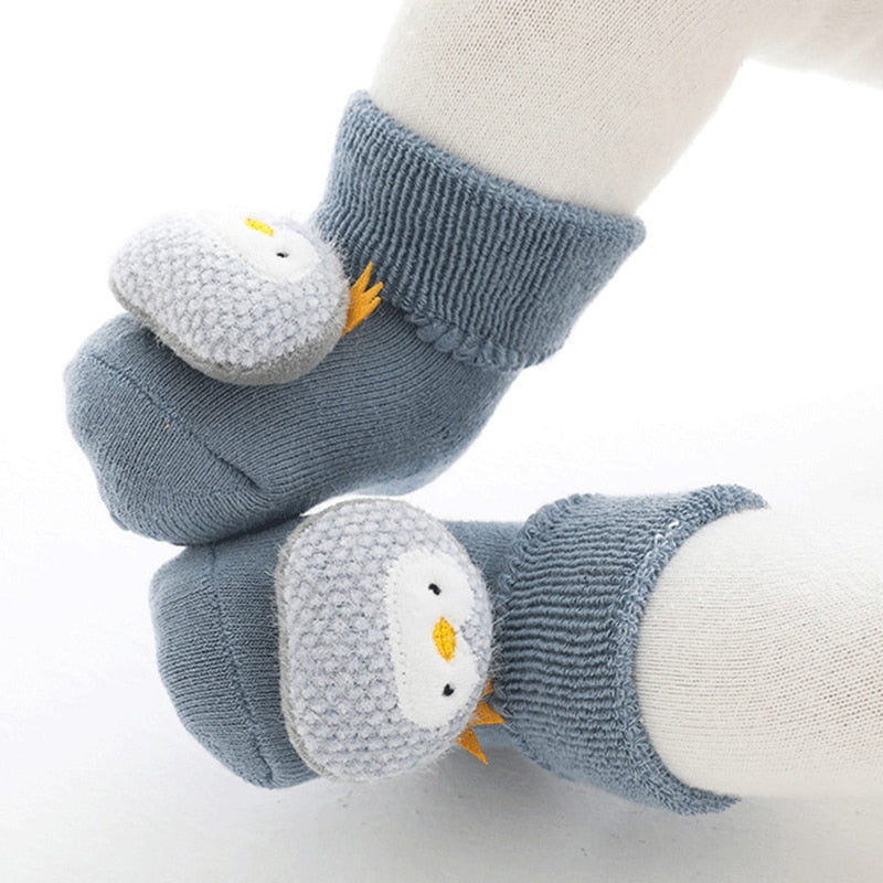 Cartoon Animals Newborn Baby Socks - The Lovely Babies