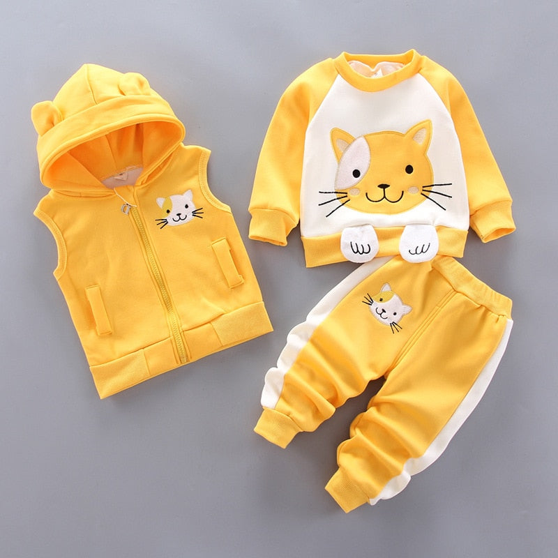 Boys Clothes Autumn Winter Warm Clothing Sets - The Lovely Babies