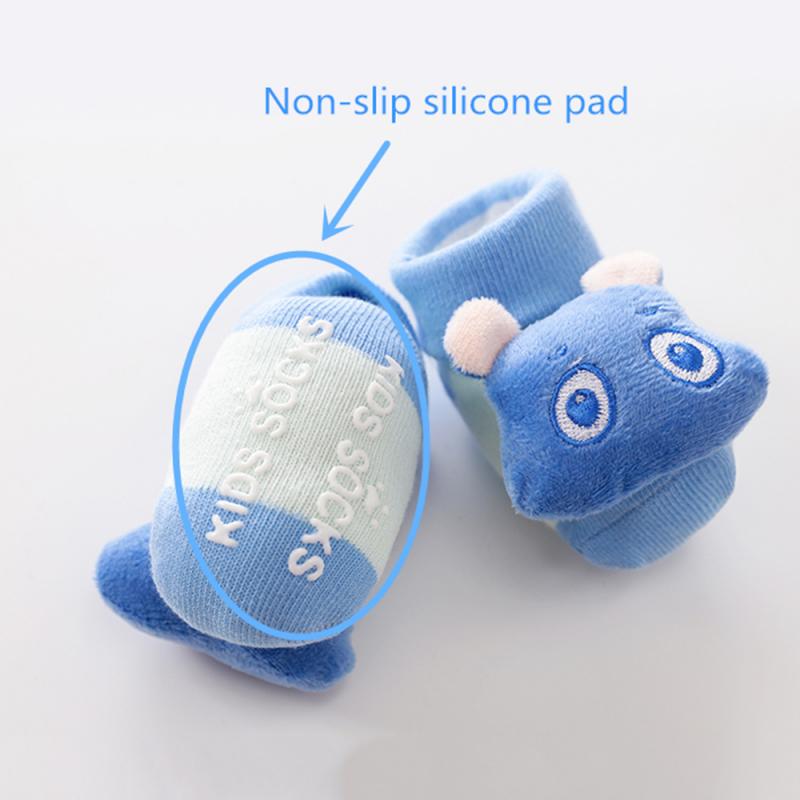 Cartoon Baby Socks Anti-Slip Newborn - The Lovely Babies