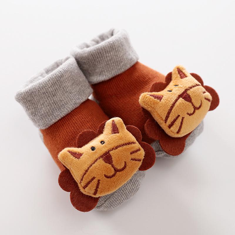 Cartoon Baby Socks Anti-Slip Newborn - The Lovely Babies