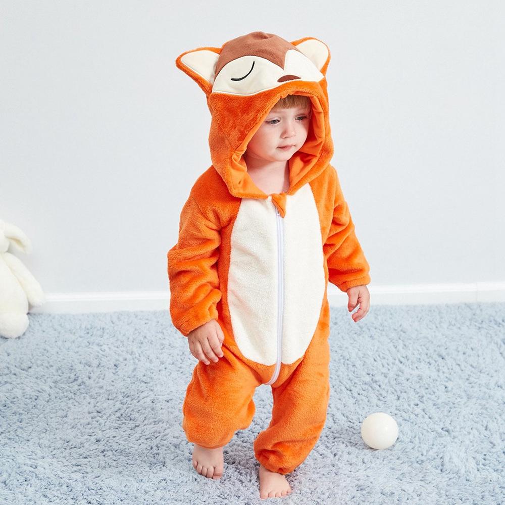 Baby Rompers Winter Kigurumi Lion Costume - The Lovely Babies