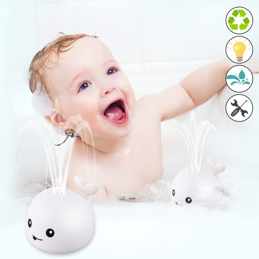 Whale Automatic Spray Water Bath Toy - The Lovely Babies