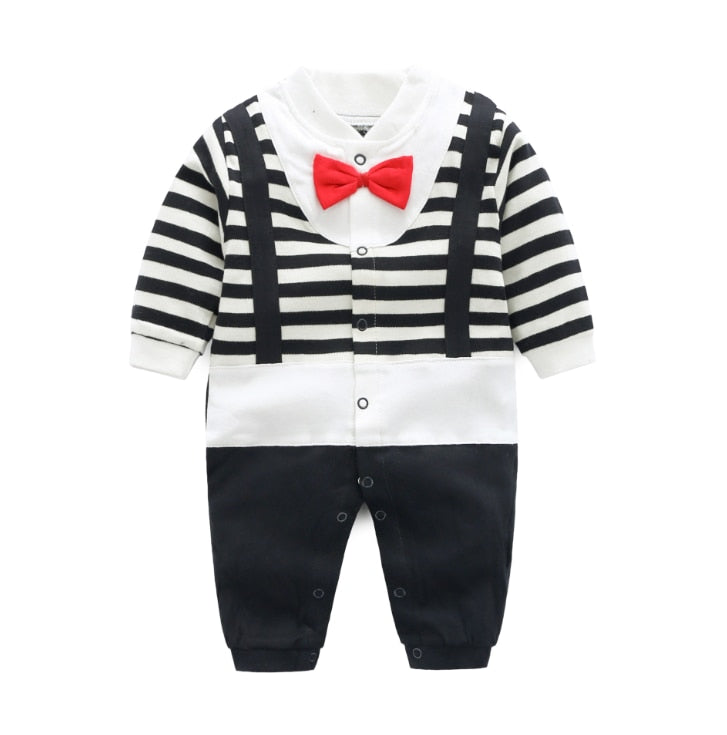 Fall Long Sleeves Bowtie Style Bebe Clothes - The Lovely Babies