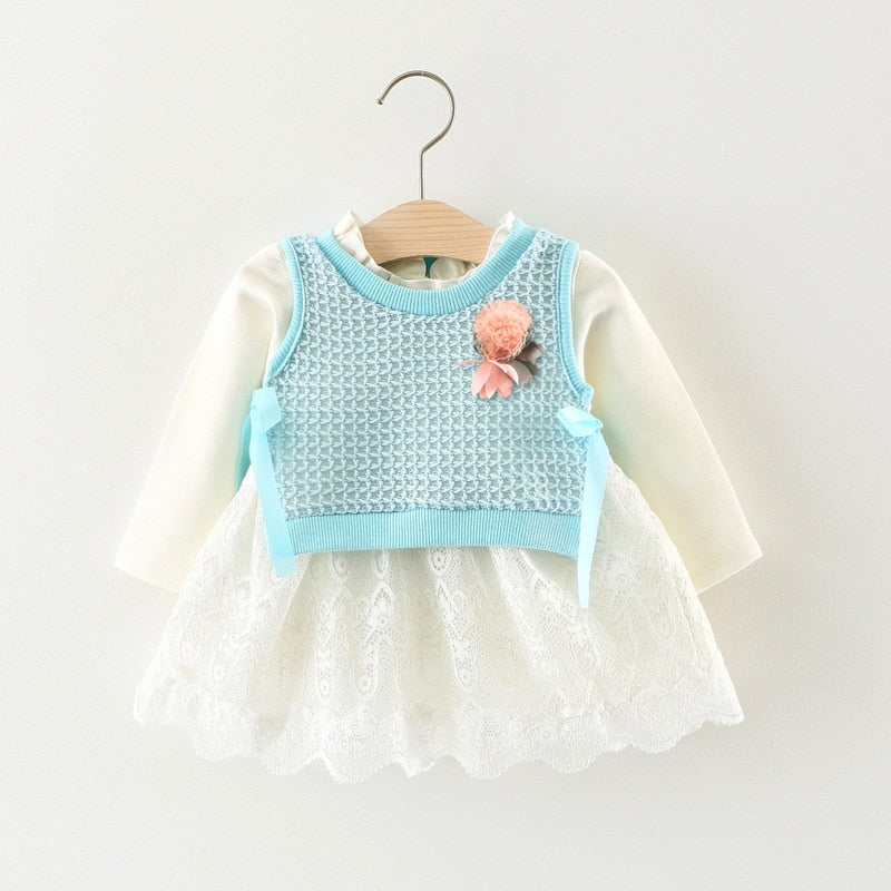 Long Sleeve Princess Dress - The Lovely Babies