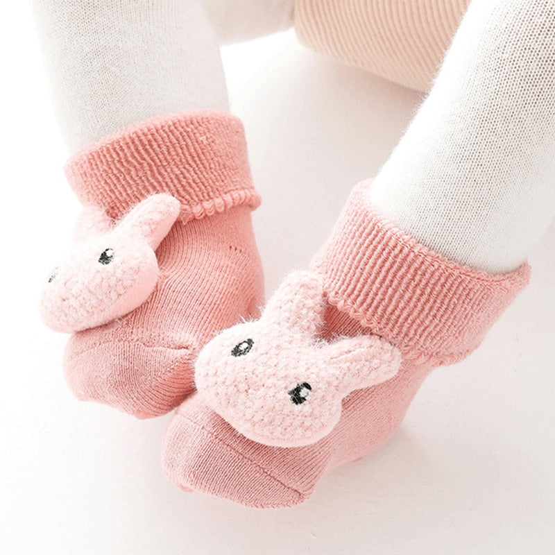 Cartoon Animals Newborn Baby Socks - The Lovely Babies