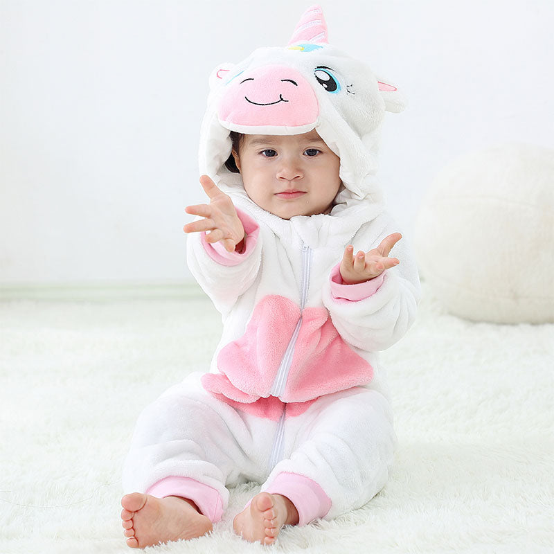 Baby Rompers Winter Kigurumi Lion Costume - The Lovely Babies