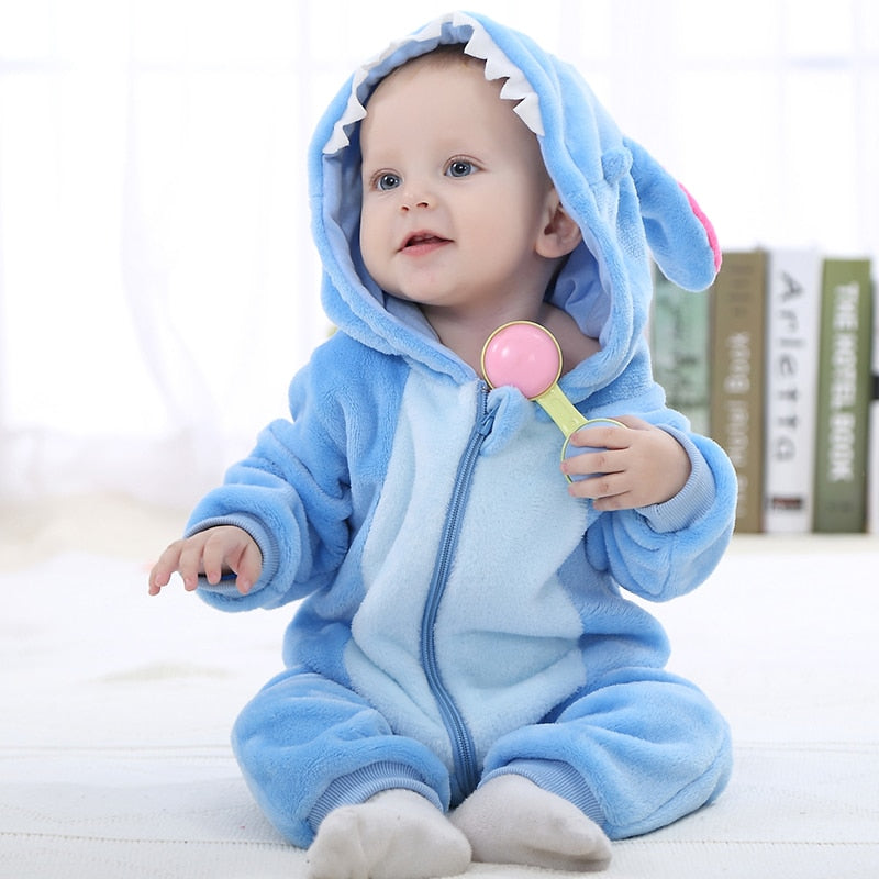 Baby Rompers Winter Kigurumi Lion Costume - The Lovely Babies