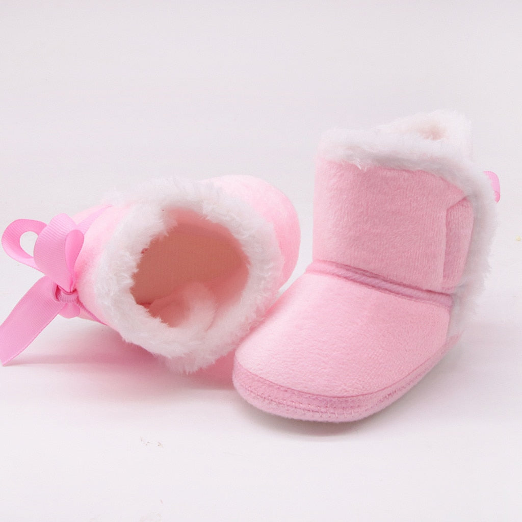 Newborn Snow Boots, Soft Sole - The Lovely Babies