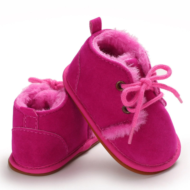 Toddler Girl Snow Boots Shoes - The Lovely Babies