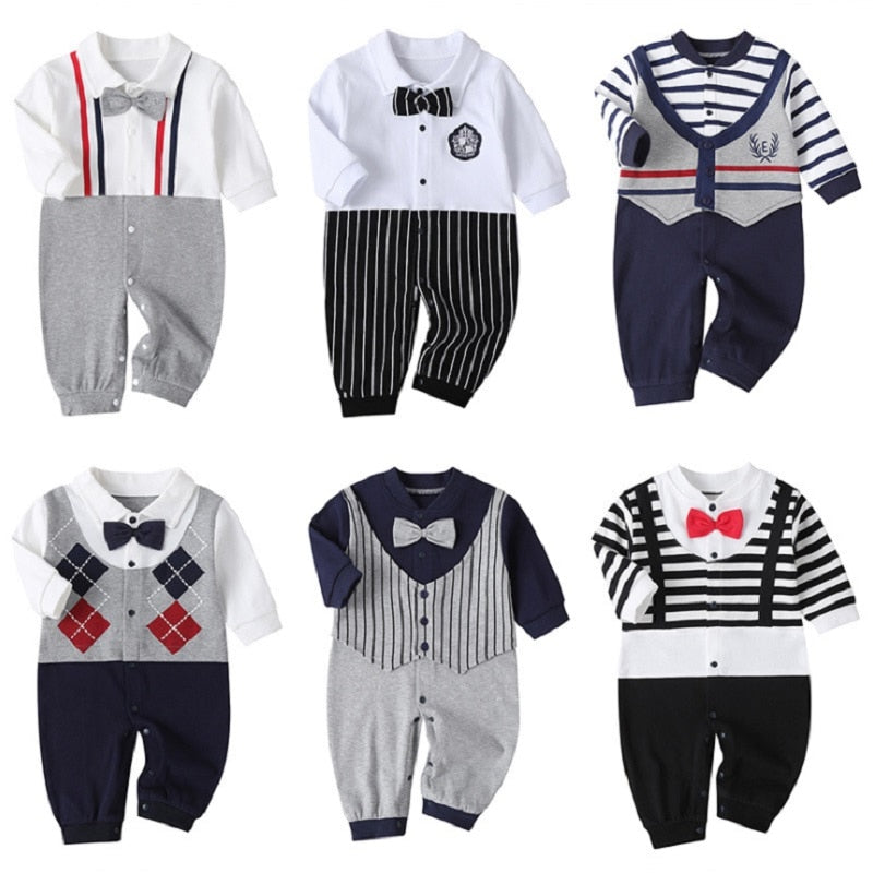 Fall Long Sleeves Bowtie Style Bebe Clothes - The Lovely Babies