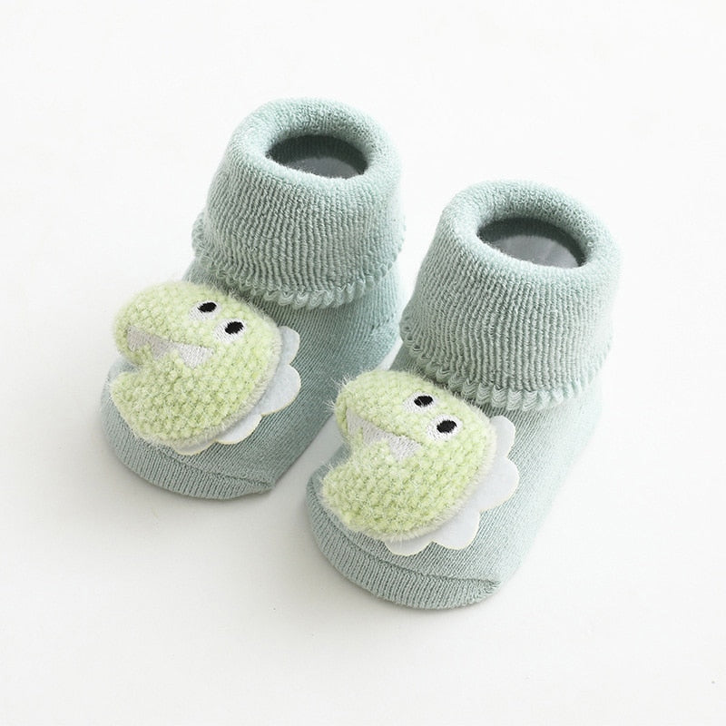 Cartoon Animals Newborn Baby Socks - The Lovely Babies