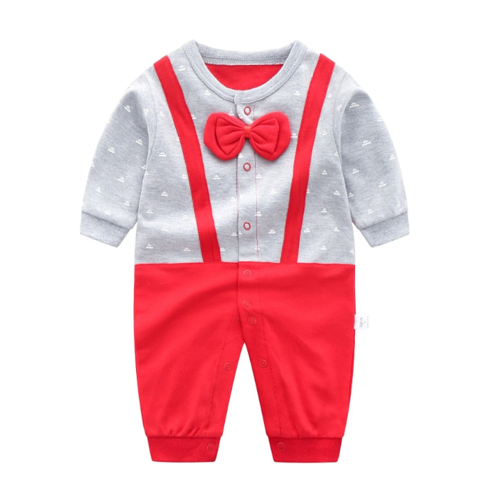 Fall Long Sleeves Bowtie Style Bebe Clothes - The Lovely Babies