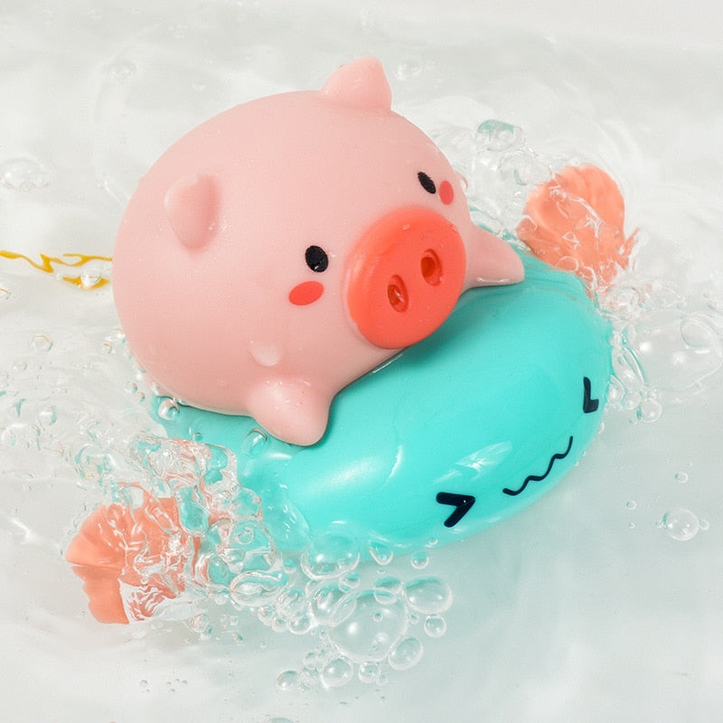 Cartoon Animal Pull the Bath Toy - The Lovely Babies