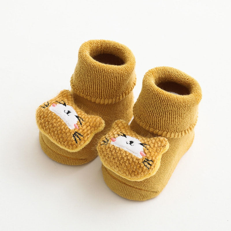 Cartoon Animals Newborn Baby Socks - The Lovely Babies