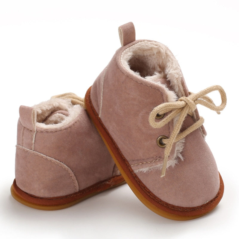 Toddler Girl Snow Boots Shoes - The Lovely Babies