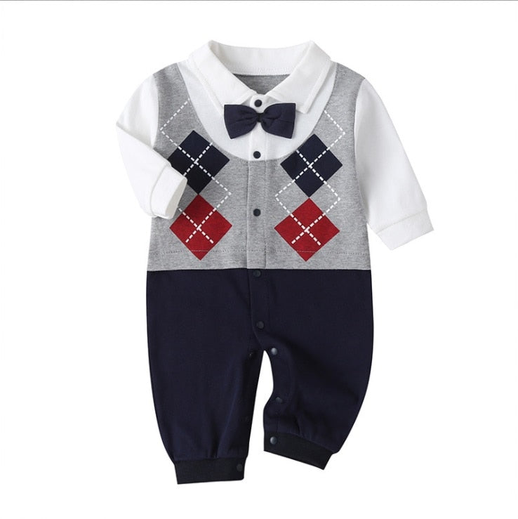 Fall Long Sleeves Bowtie Style Bebe Clothes - The Lovely Babies