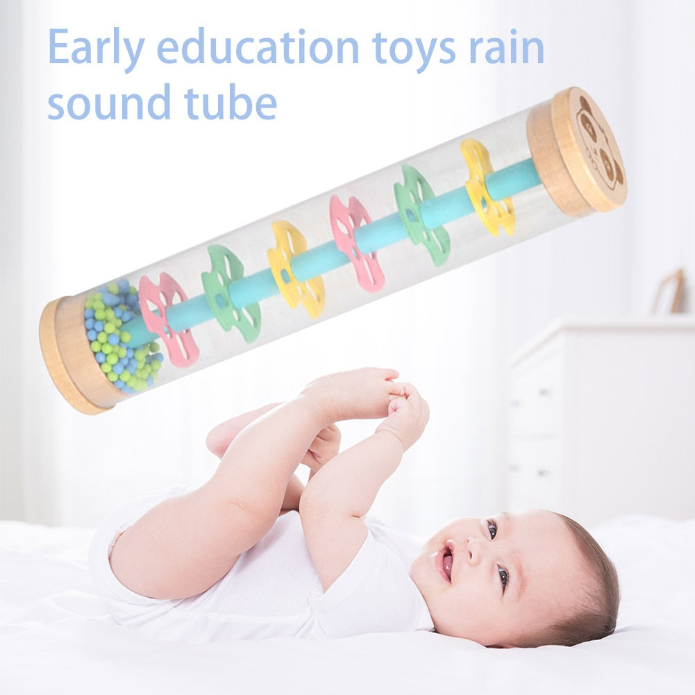 Educational Sensory Rainmaker Rattle Stick - The Lovely Babies