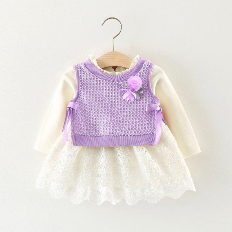 Long Sleeve Princess Dress - The Lovely Babies