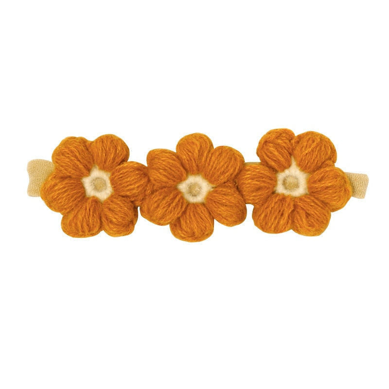 Baby Headband Handmade Crochet Flower - The Lovely Babies