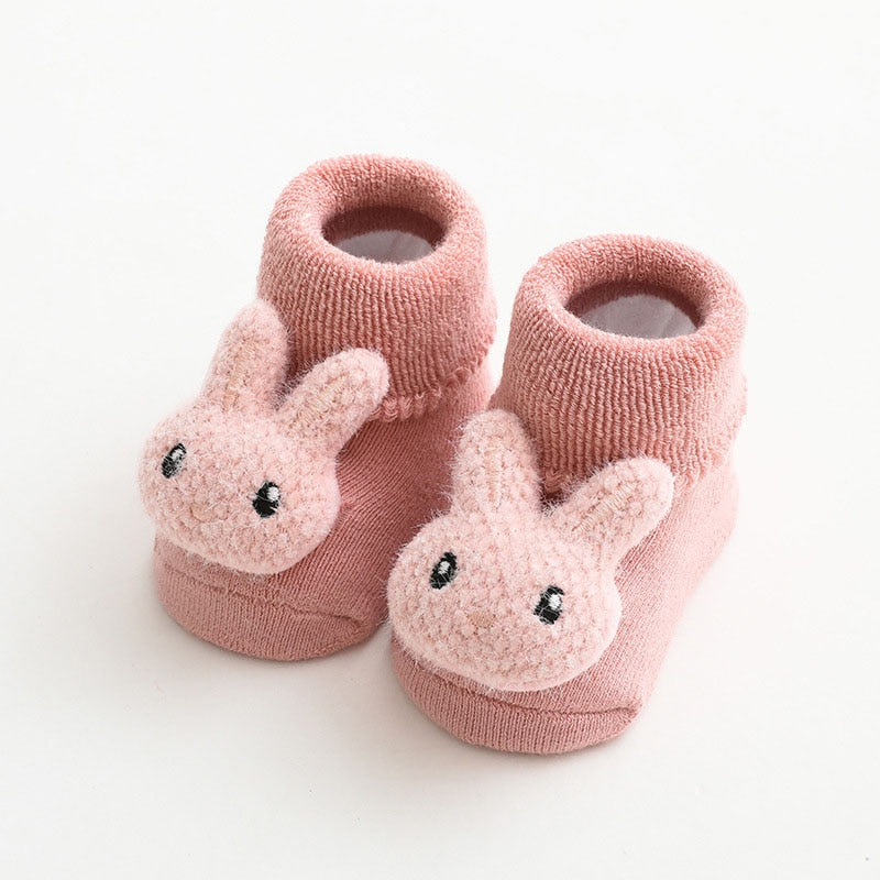 Cartoon Animals Newborn Baby Socks - The Lovely Babies