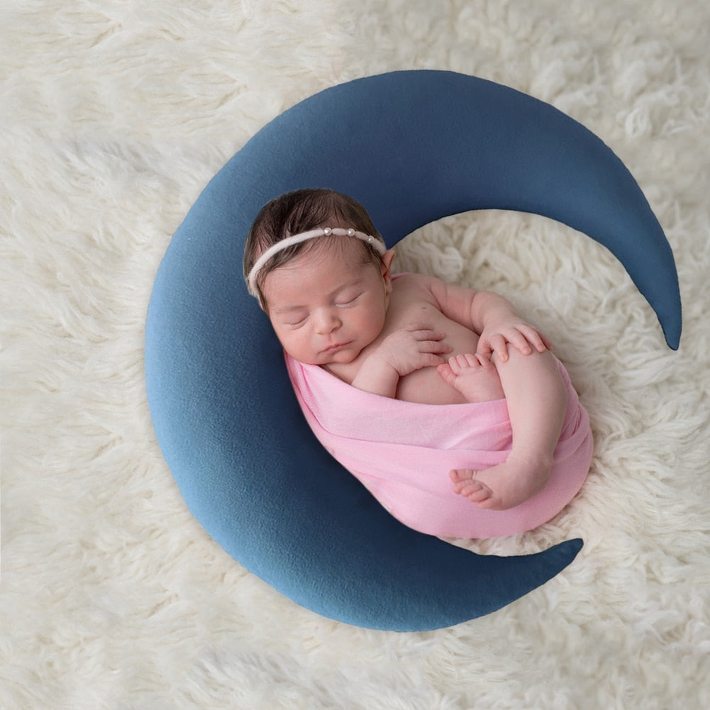 Baby Posing Pillow Crescent Cushion - The Lovely Babies