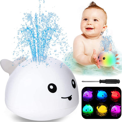 Whale Automatic Spray Water Bath Toy - The Lovely Babies