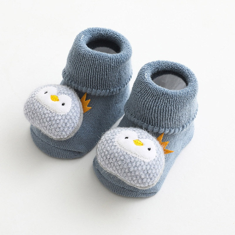 Cartoon Animals Newborn Baby Socks - The Lovely Babies