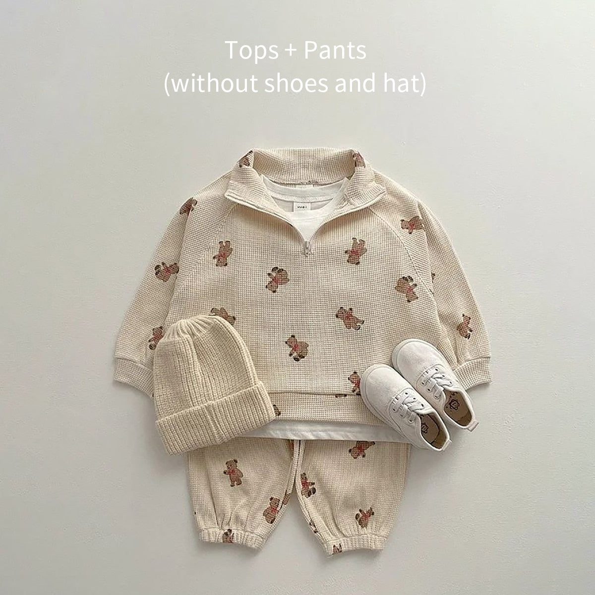 Solid Color Clothes Set Long Sleeve - The Lovely Babies