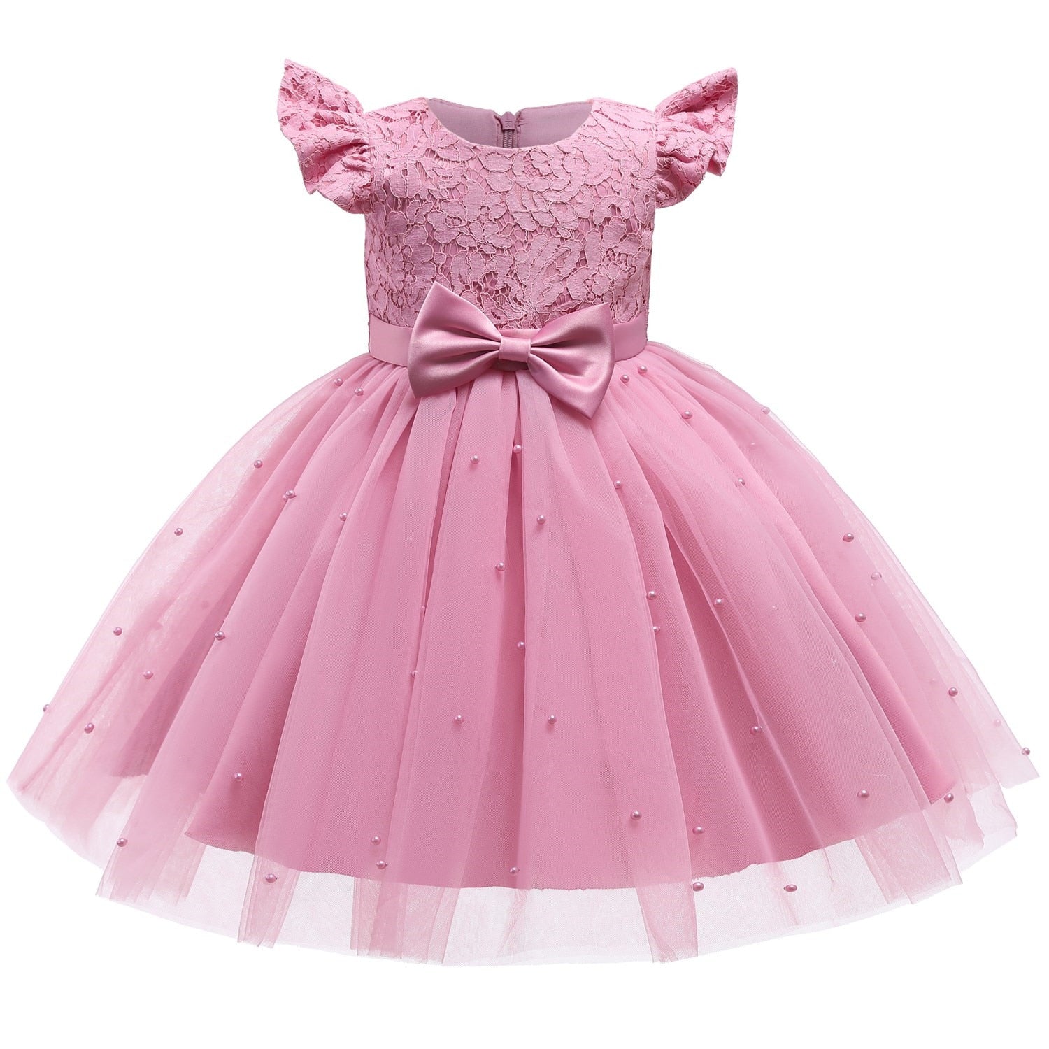 Girls Dress Big Bowknot - The Lovely Babies