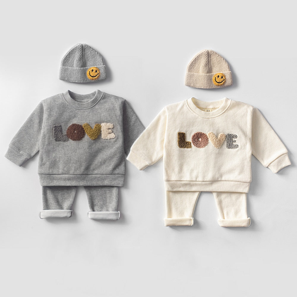 100% Cotton Baby Boy Outfits Spring Pullover - The Lovely Babies