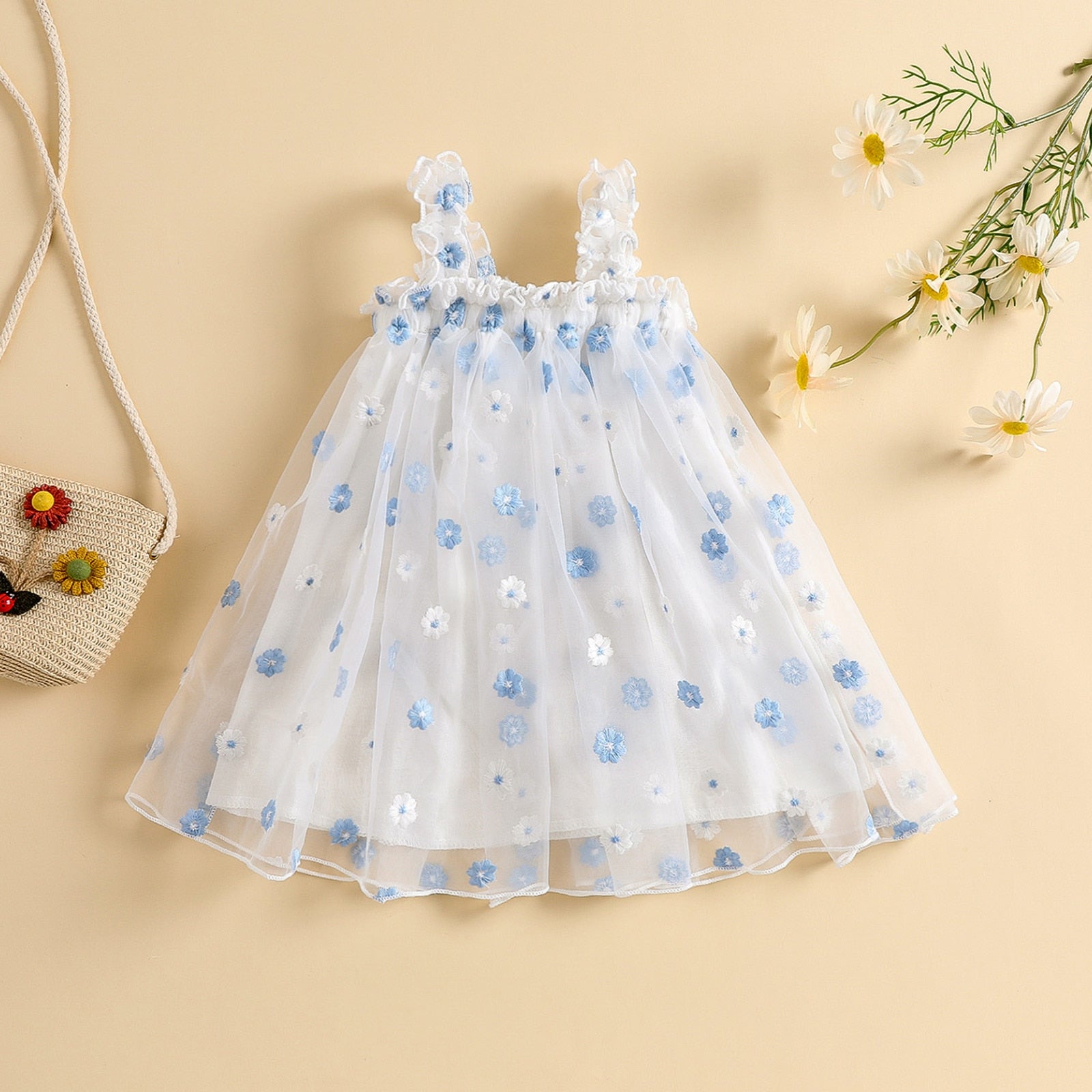 Baby Girls Dress Floral Print - The Lovely Babies