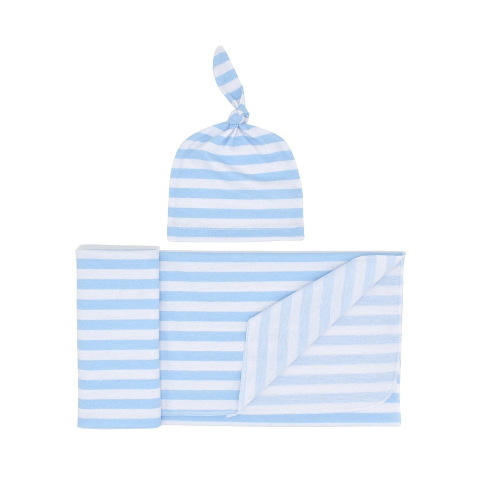 Soft Baby Swaddle Blankets Hat Set - The Lovely Babies