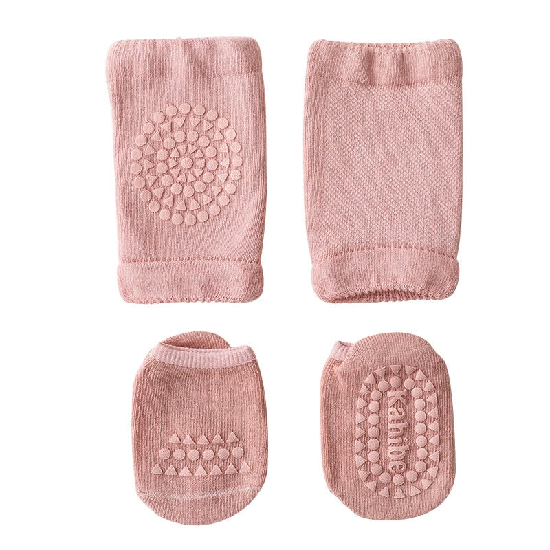 Baby Knee Pads Socks Set - The Lovely Babies