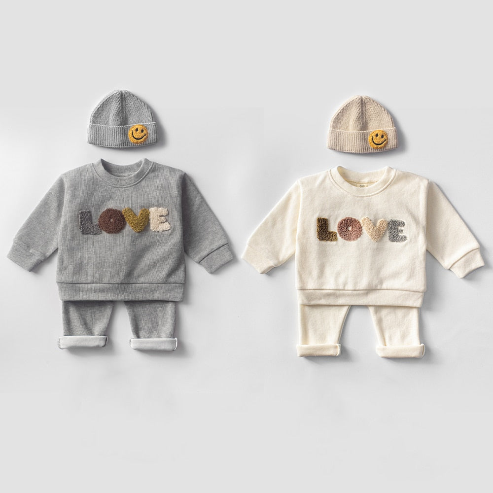 100% Cotton Baby Boy Outfits Spring Pullover - The Lovely Babies