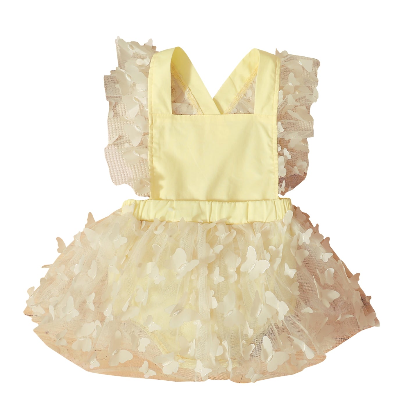 Baby Girl Bodysuit Sleeveless Mesh - The Lovely Babies