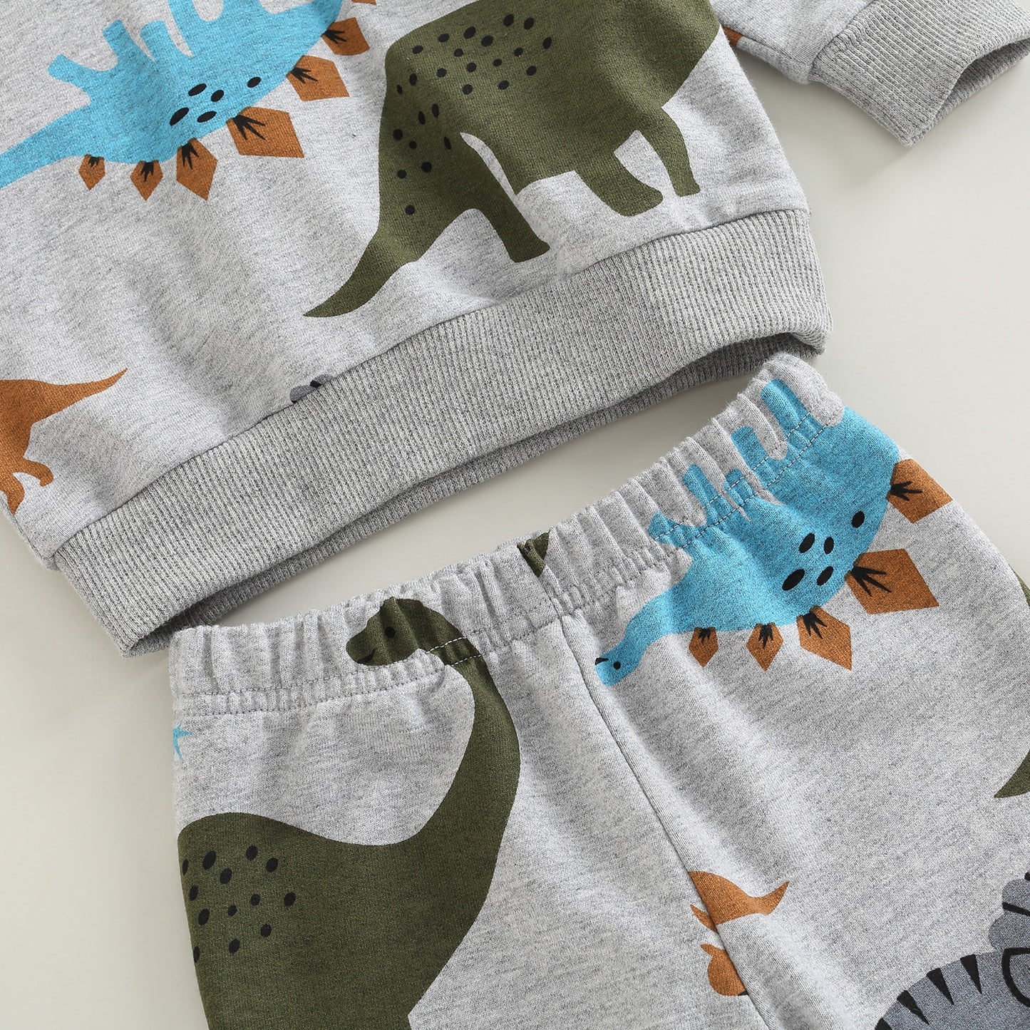 Cartoon Print Long Sleeve Hooded - The Lovely Babies