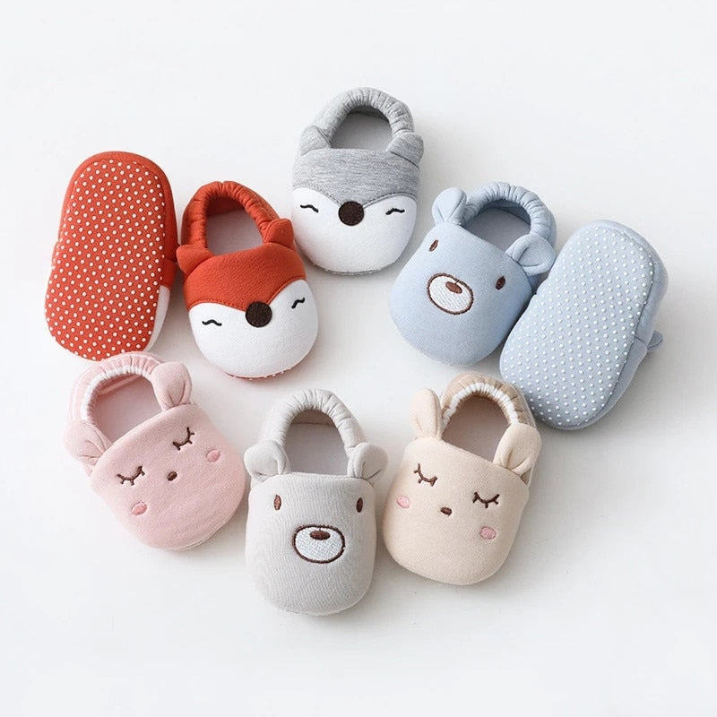 Newborn Cartoons Baby Socks Shoes - The Lovely Babies