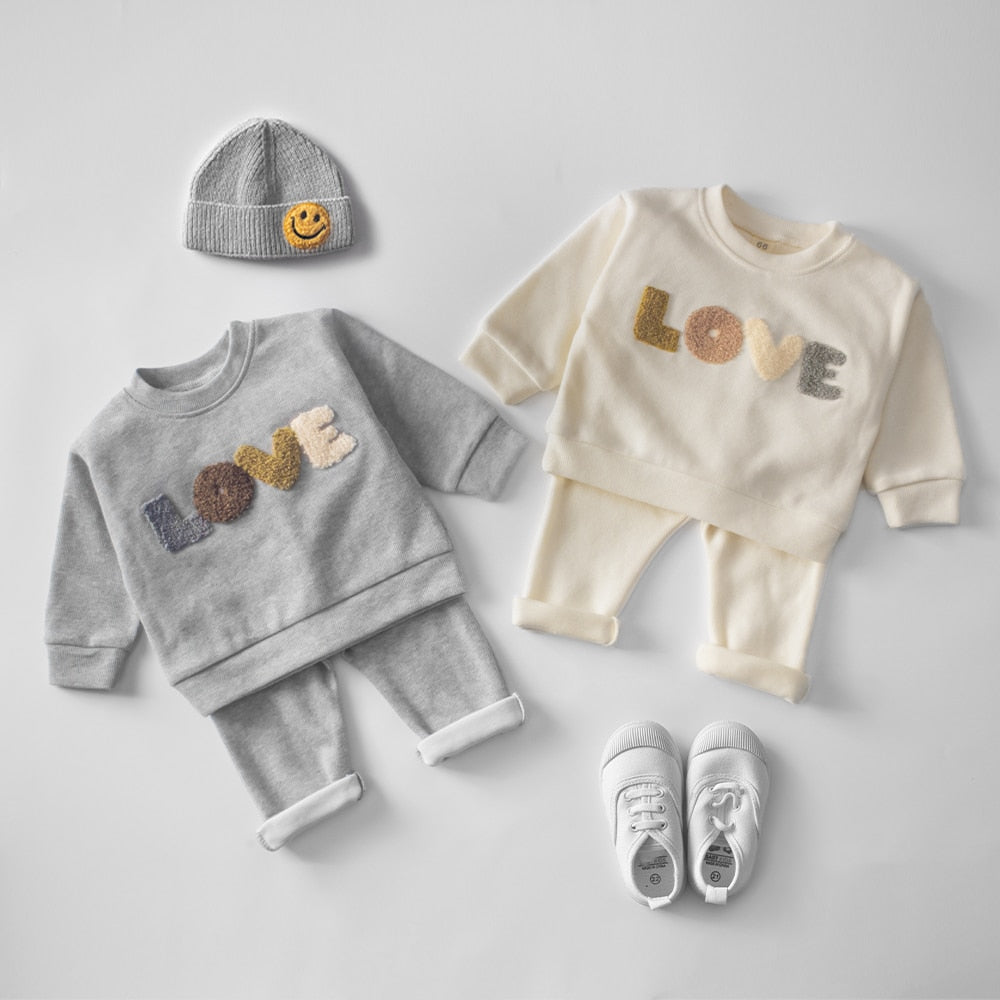 100% Cotton Baby Boy Outfits Spring Pullover - The Lovely Babies