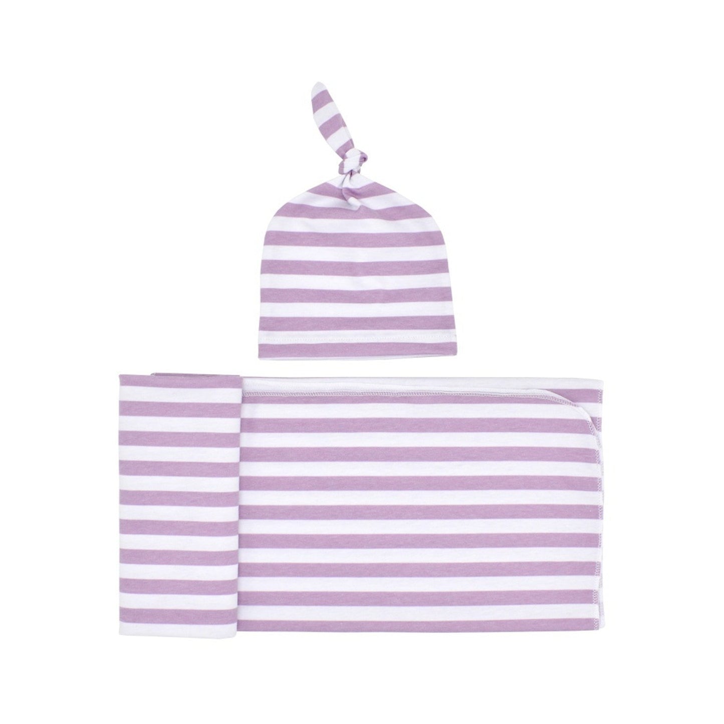 Soft Baby Swaddle Blankets Hat Set - The Lovely Babies