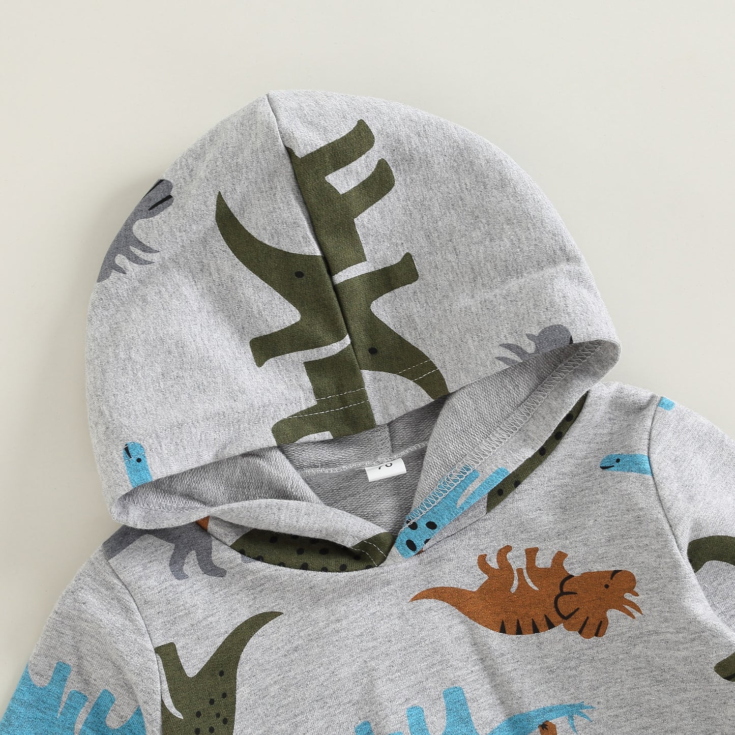 Cartoon Print Long Sleeve Hooded - The Lovely Babies