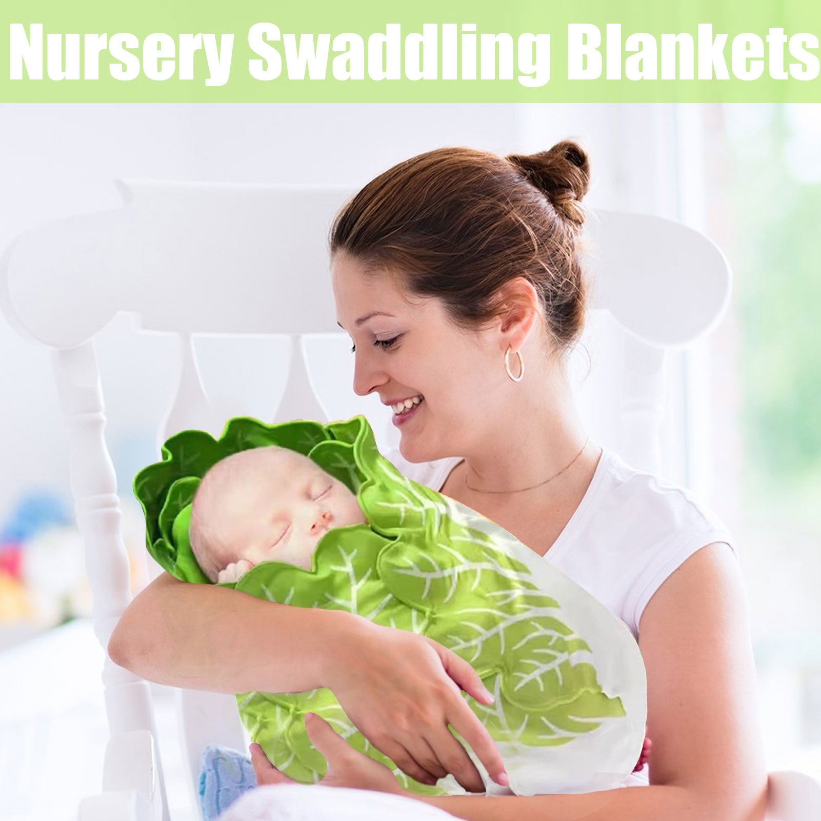 Baby Swaddle Blanket Soft Cotton - The Lovely Babies