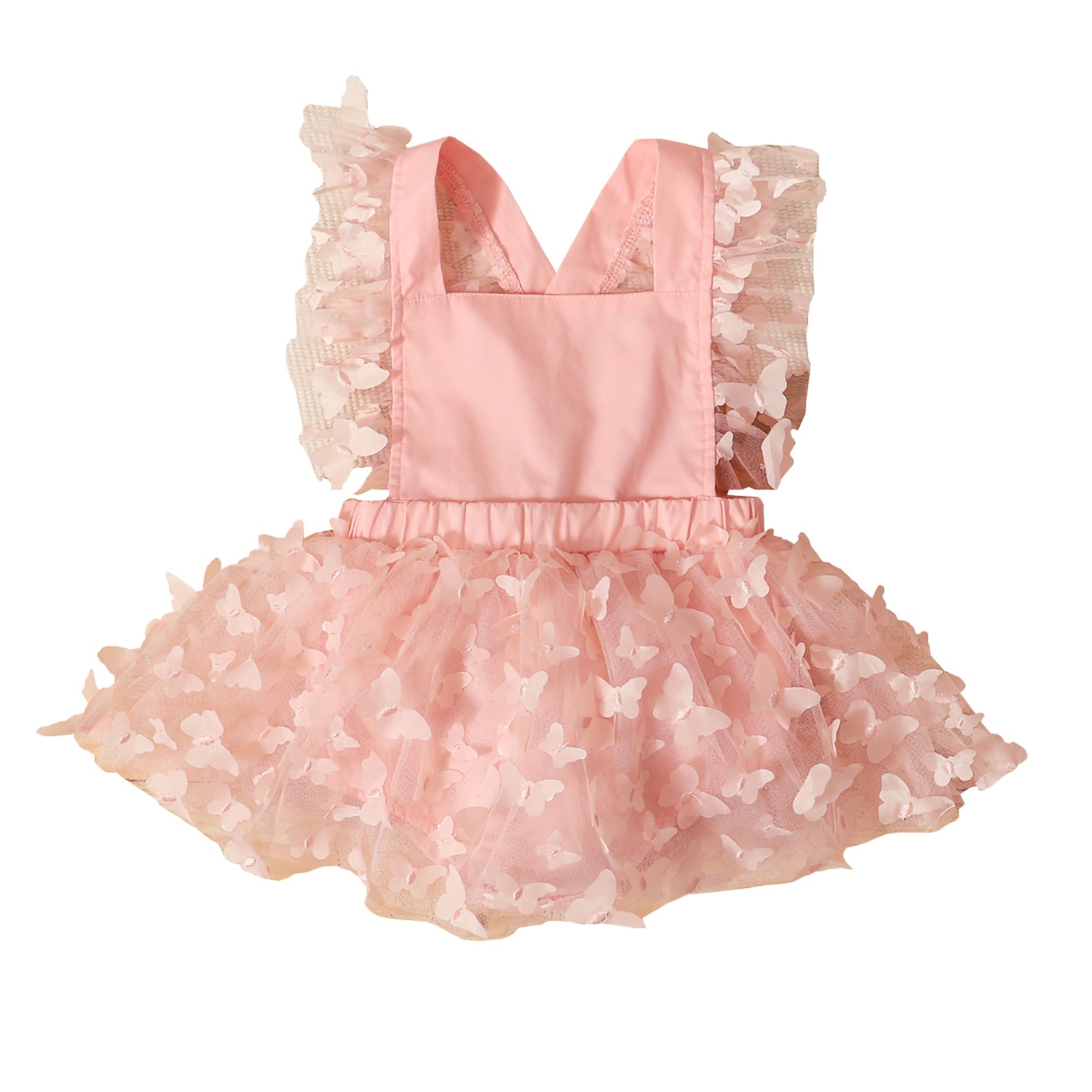 Baby Girl Bodysuit Sleeveless Mesh - The Lovely Babies