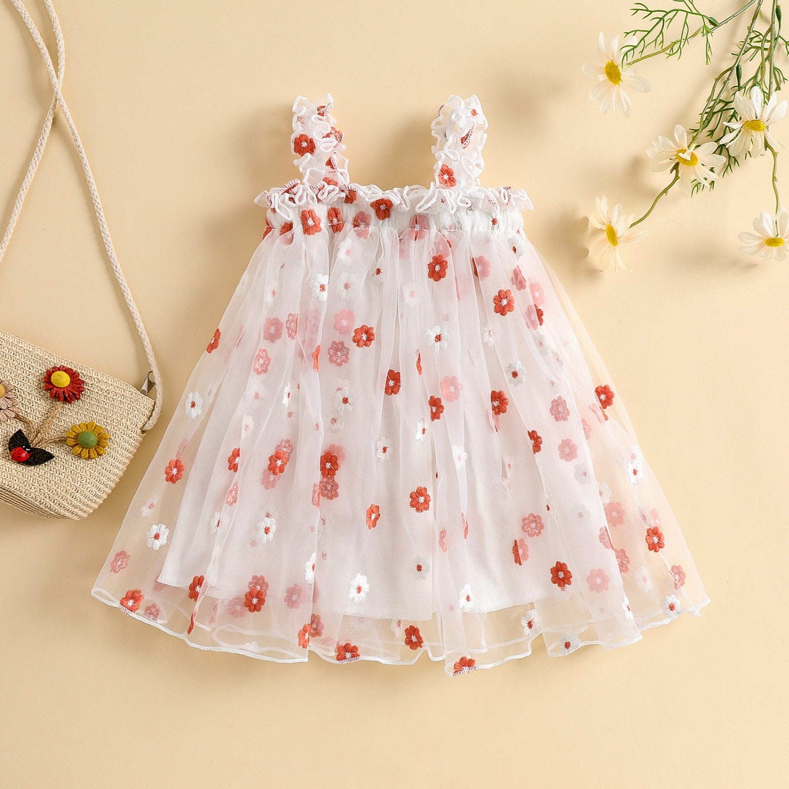 Baby Girls Dress Floral Print - The Lovely Babies